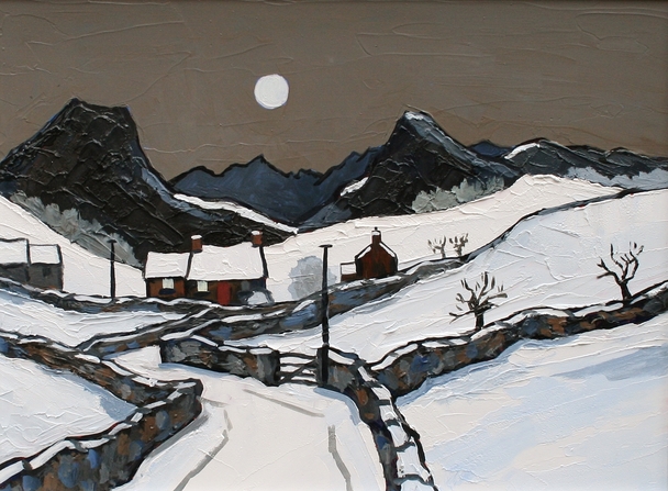 DAVID BARNES - snow in denbighshire