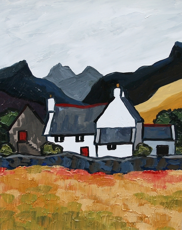 DAVID BARNES - cottage in the carneddau