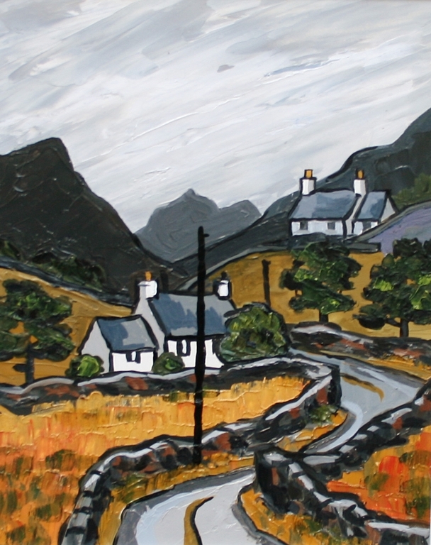 DAVID BARNES - the nant ffrancon pass