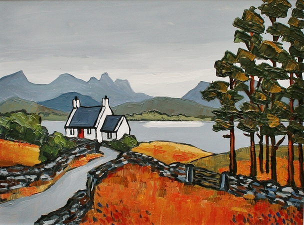 DAVID BARNES - cottage in assynt