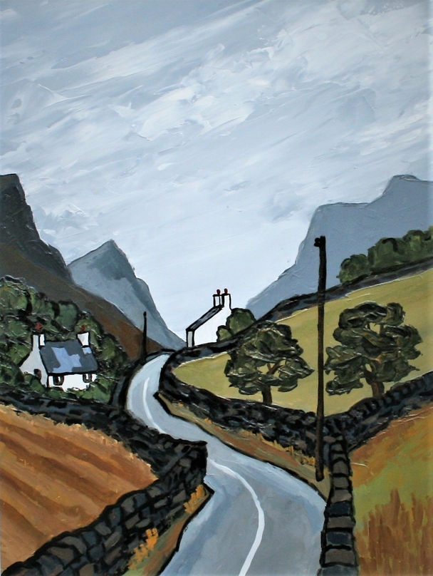 DAVID BARNES - road through the pass