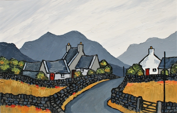 DAVID BARNES - farm above the valley