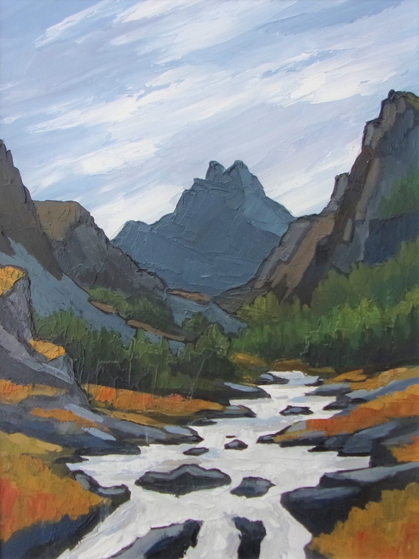 DAVID BARNES - tryfan and the llugwy