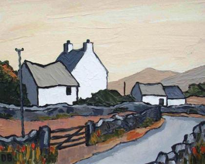 DAVID BARNES - evening light near prion