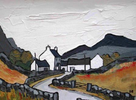DAVID BARNES - hill farm in the carneddau