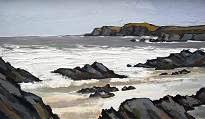 DAVID BARNES - rough seas off aberffraw