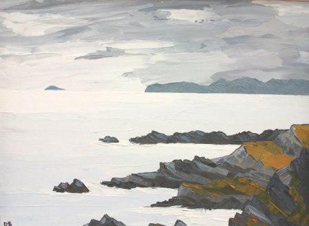 DAVID BARNES - towards bardsey
