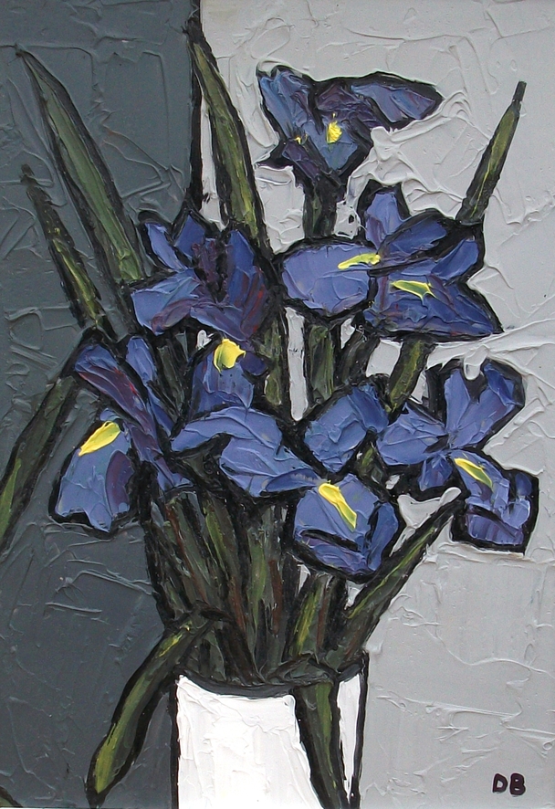 DAVID BARNES - irises 