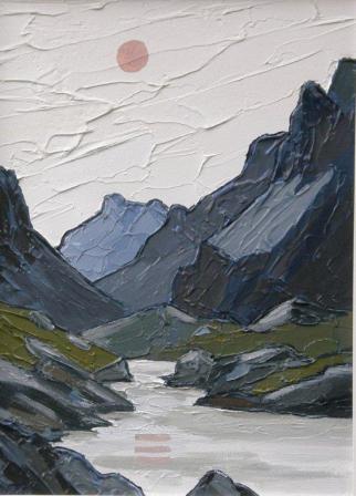 DAVID BARNES - llochan near coruisk skye