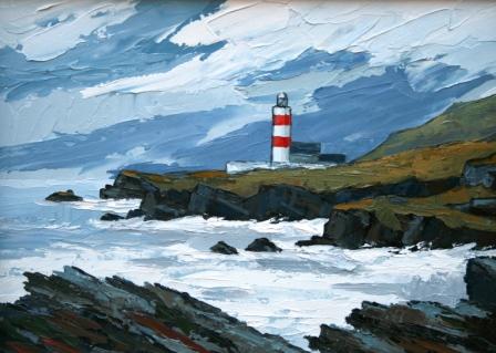 DAVID BARNES - lighthouse on bardsey