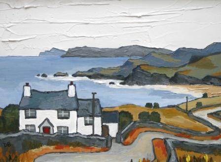 DAVID BARNES - view down the lleyn