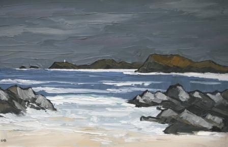 DAVID BARNES - lighthouse on llanddwyn island