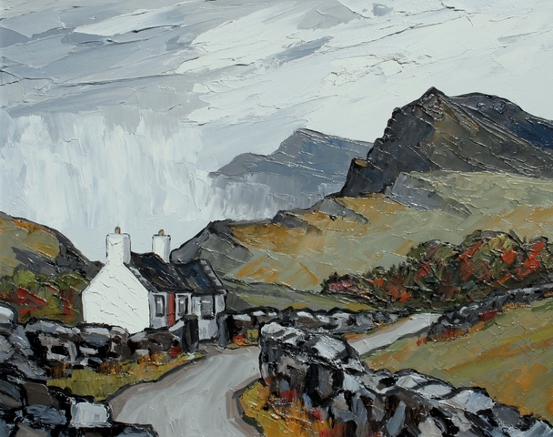David Barnes - rain in the lledr valley