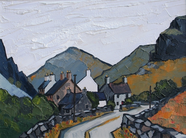 David Barnes - road through the pass