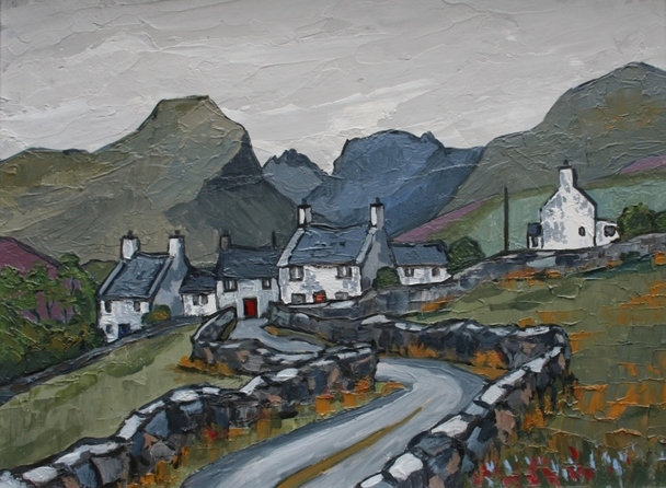 DAVID BARNES - the nant ffrancon pass