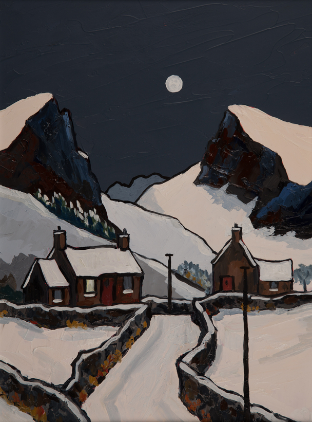 DAVID BARNES - winter moon