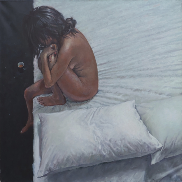 DAVID COBLEY - seated figure ii