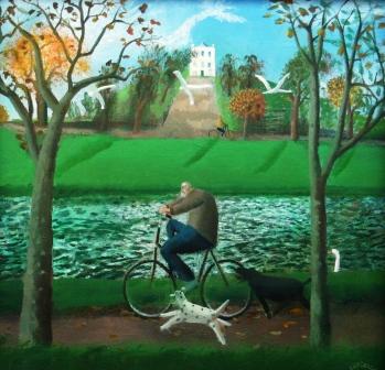 DAVID EUSTACE - the river in autumn