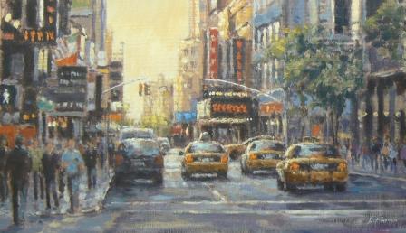 DAVID FARREN - evening sun, west 49th street