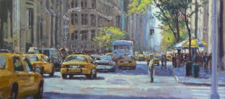 DAVID FARREN - fifth avenue, spring afternoon