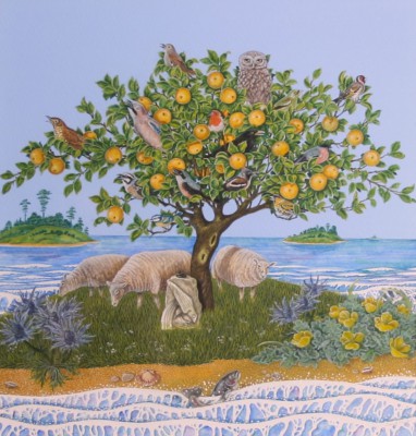 DAVID POLE - they return to my apple tree, robin & all the rest