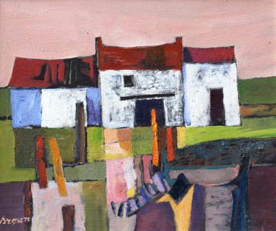 DAVY BROWN - old farm buildings