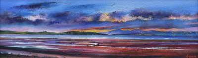 DAVY BROWN - arran and inchmarnock from ettrick bay, bute
