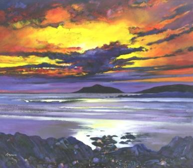 DAVY BROWN - solway sunset