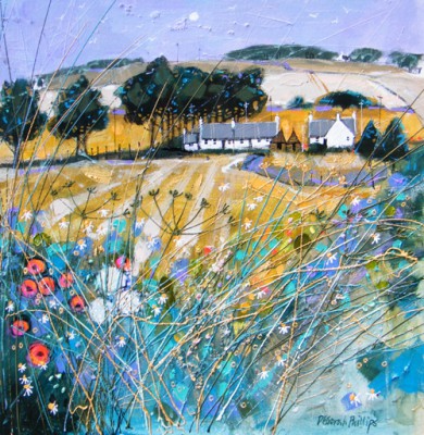 DEBORAH PHILLIPS - farmstead fieldedge near forfar