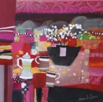 Orchids and Coffee Pot