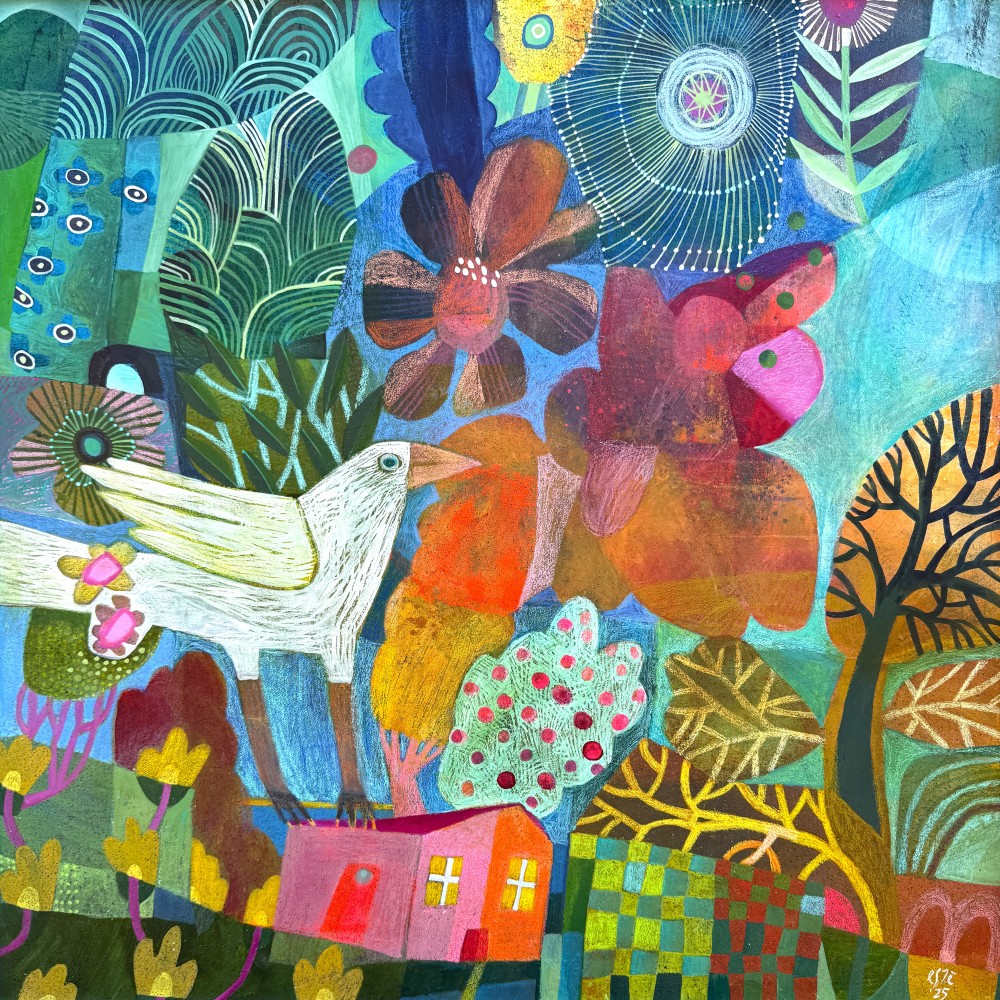 Este Macleod - bird on a house