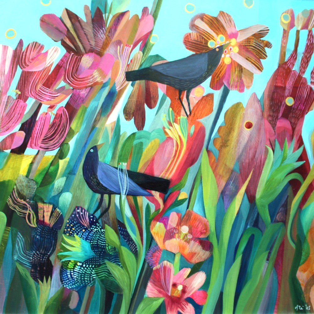 British Artist ESTE MACLEOD - Canna Flowers