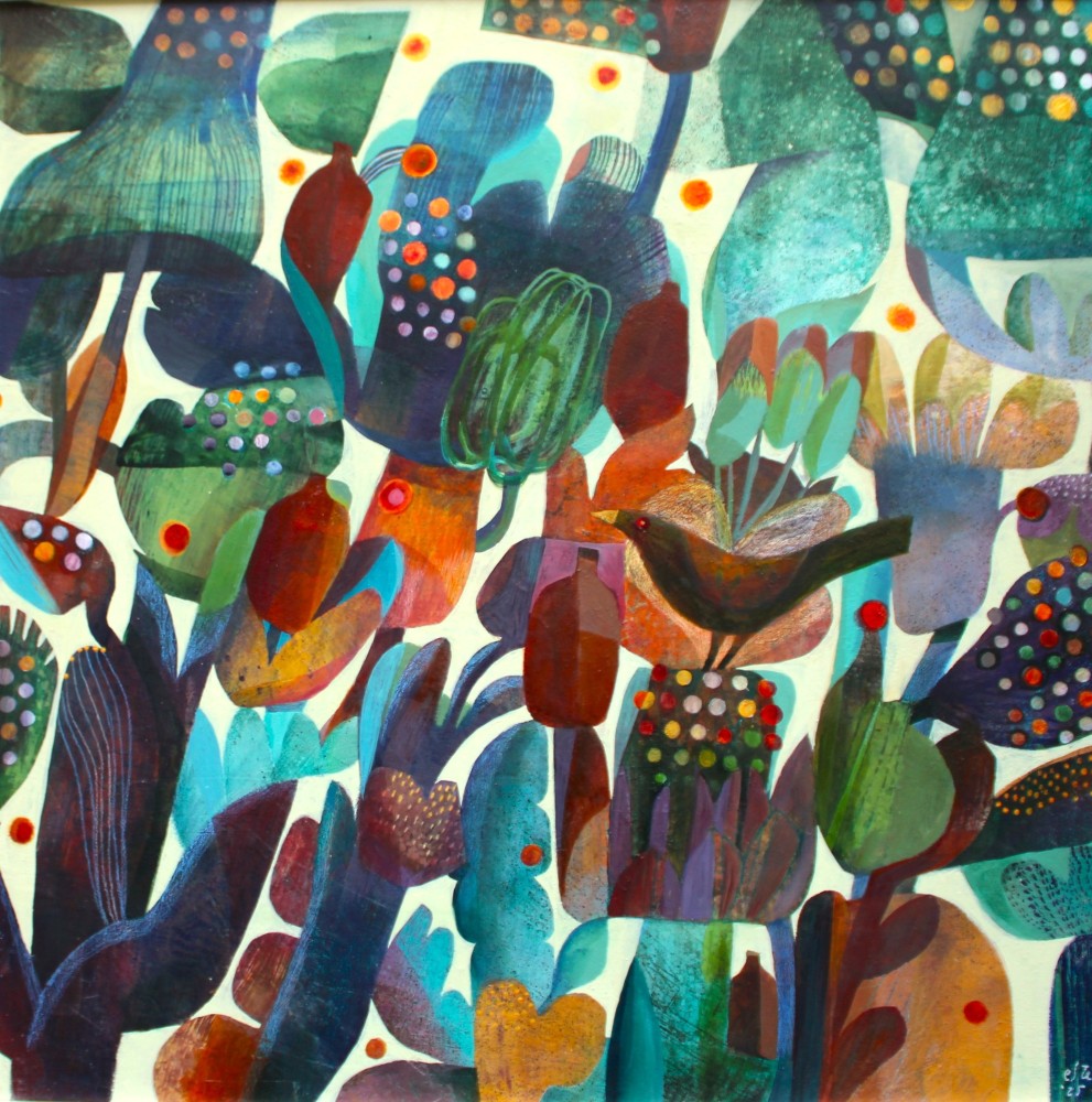 British Artist Este Macleod - Autumn Garden