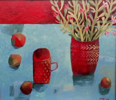 ESTE MACLEOD - red vase