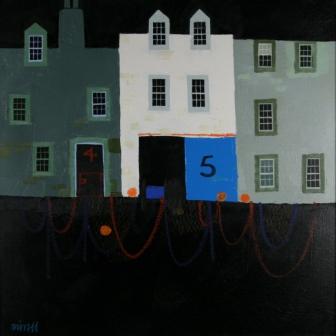 GEORGE BIRRELL - drying nets and tarry wall