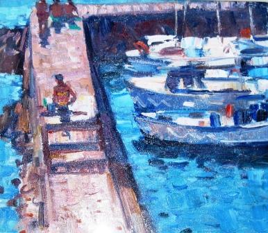 Sunbathers, Porto Vecchio