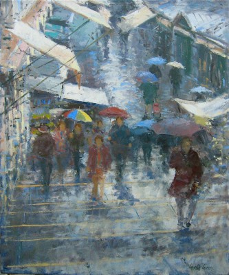 Umbrellas on the Rialto Venice