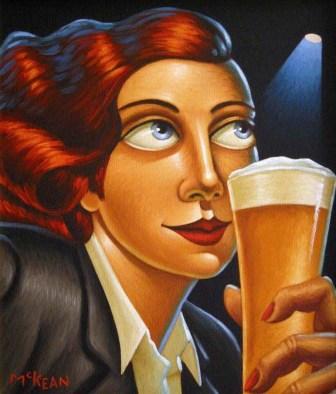 Girl With Lager