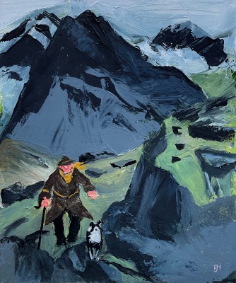 HEATHER MOSELEY - one man and his dog