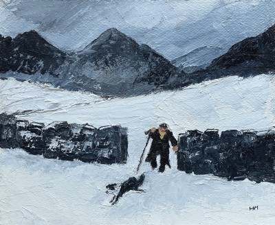 HEATHER MOSELEY - snow clouds gathering