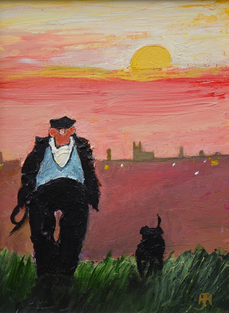 British Artist HEATHER MOSELEY - Morning Exercise