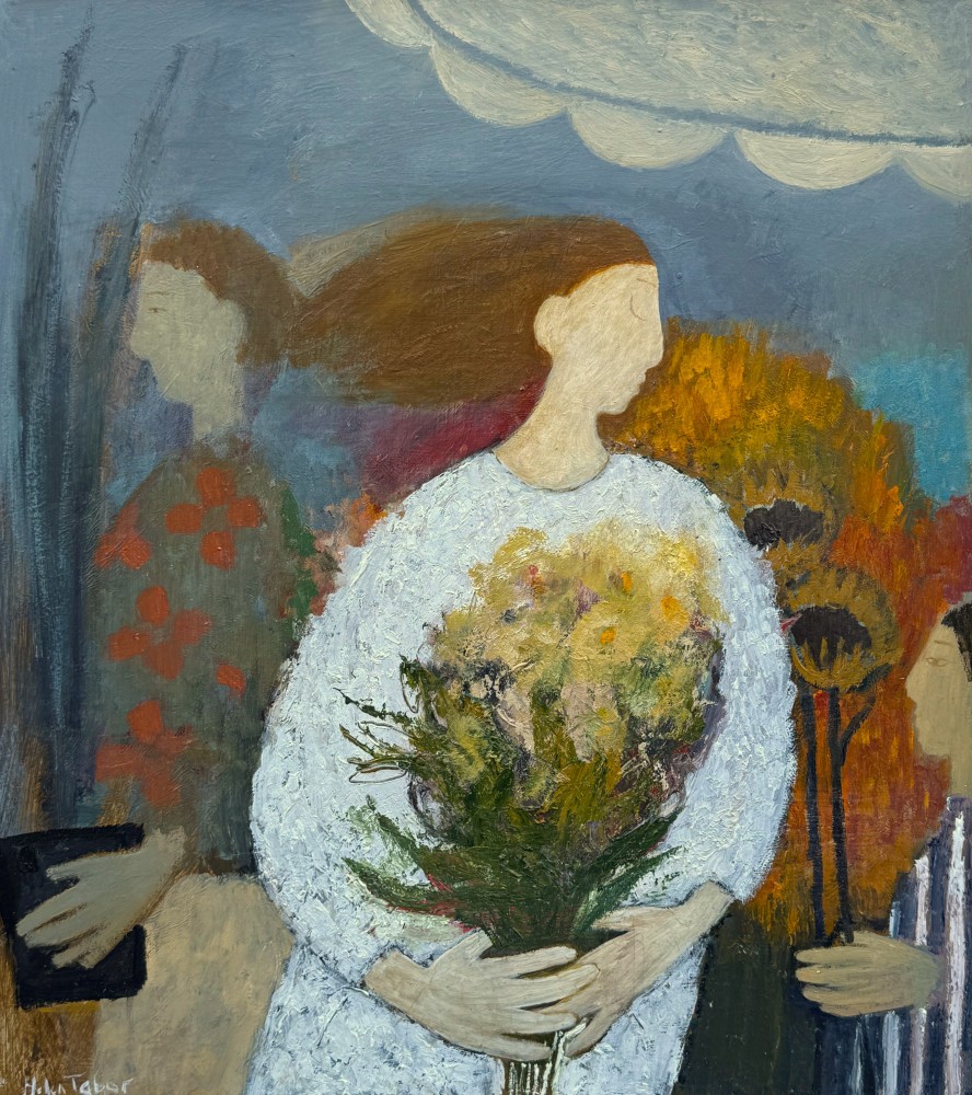 Scottish Artist HELEN TABOR - Flower Market