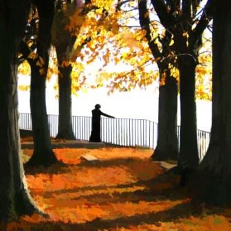 IAN LEDWARD - tranquil grove in bergamo