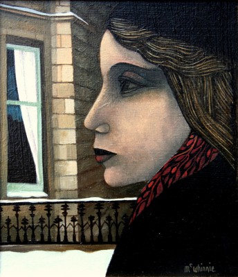 IAN MCWHINNIE - winter town 