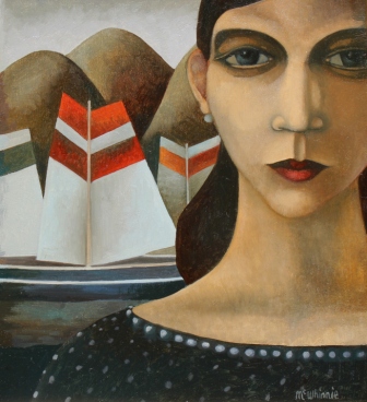 IAN MCWHINNIE - lochside portrait