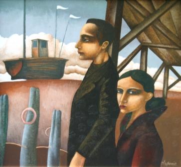 IAN MCWHINNIE - shoreline clouds