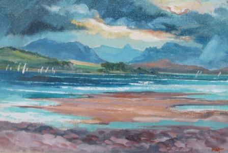 Storm Clouds Over Arran