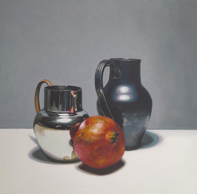 Silver with Pomegranate