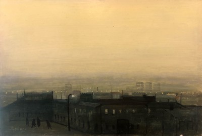JANET LEDGER - landscape with tower blocks