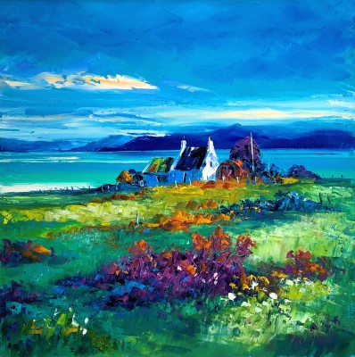 JEAN FEENEY - summer sky over scalpay